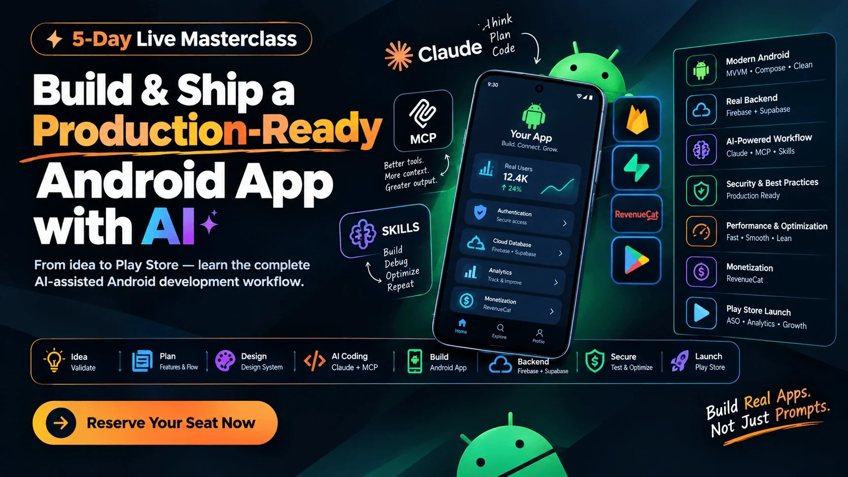 5-Day Live Android App Masterclass using AI
